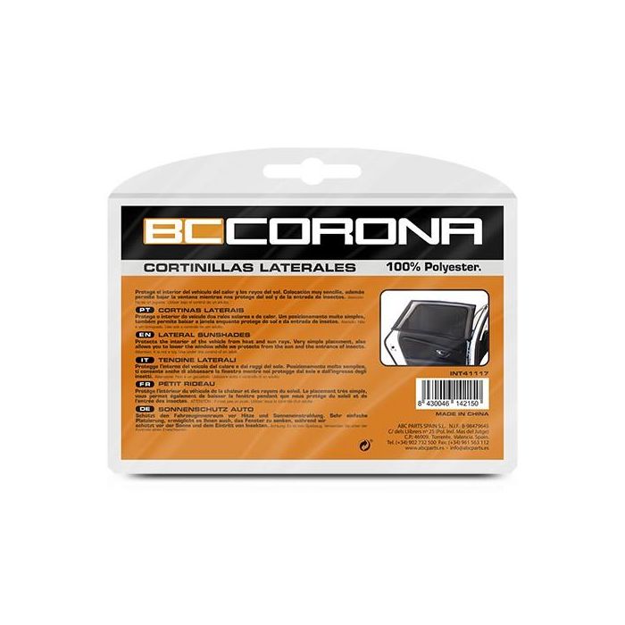 Cortinilla Lateral para Coche BC Corona INT41117 Universal (2 pcs) 2