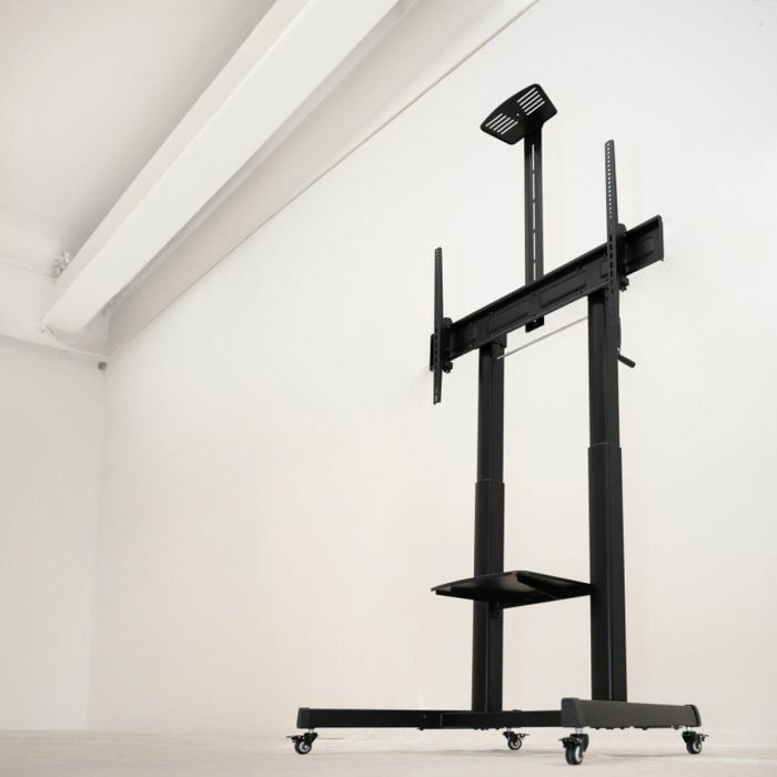 TooQ FS20406HM-B Soporte de Suelo con Ruedas para TV 60-100 Pulgadas, 130 kg, Ajustable en Altura, Negro 2 TooQ FS20406HM-B Soporte de Suelo con Ruedas para TV 60-100 Pulgadas, 130 kg, Ajustable en Altura, Negro 2