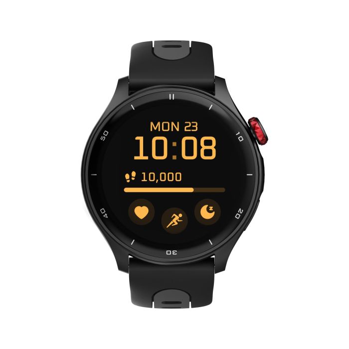 Myphone Smartwatch Adventure Black - GPS, Pantalla AMOLED 1.43", Resistencia al Agua 3ATM, Más de 50 Modos Deportivos, Monitor de Salud 1