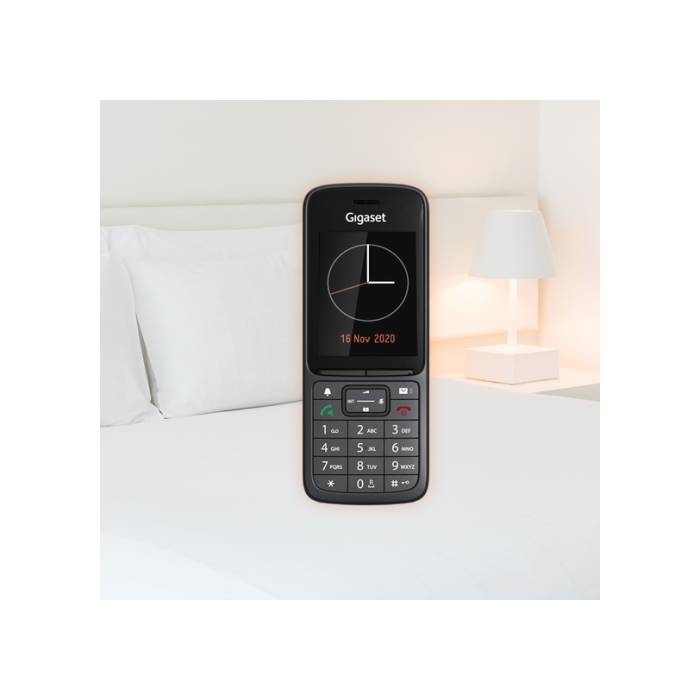 Gigaset SL800H PRO Teléfono DECT/analógico con Identificador de llamadas, Antracita - S30852-H2975-R102 7