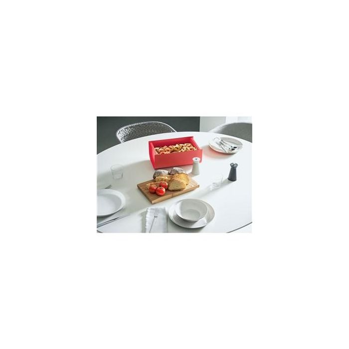 Alessi BG03 R Mattina Panera - Caja de Pan y Tabla de Cortar en Acero y Resina, Diseñado por Big-Game 2 Alessi BG03 R Mattina Panera - Caja de Pan y Tabla de Cortar en Acero y Resina, Diseñado por Big-Game 2