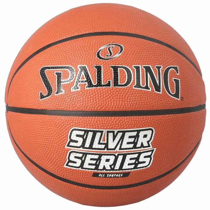 Balón de Baloncesto Silver Series Spalding Silver Series Naranja 7 Sintético 0 Balón de Baloncesto Silver Series Spalding Silver Series Naranja 7 Sintético 0