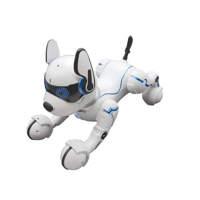 Lexibook Power Puppy - Mi perro robot inteligente, programable y táctil con control remoto, enseña números, baila y canta Lexibook Power Puppy - Mi perro robot inteligente, programable y táctil con control remoto, enseña números, baila y canta