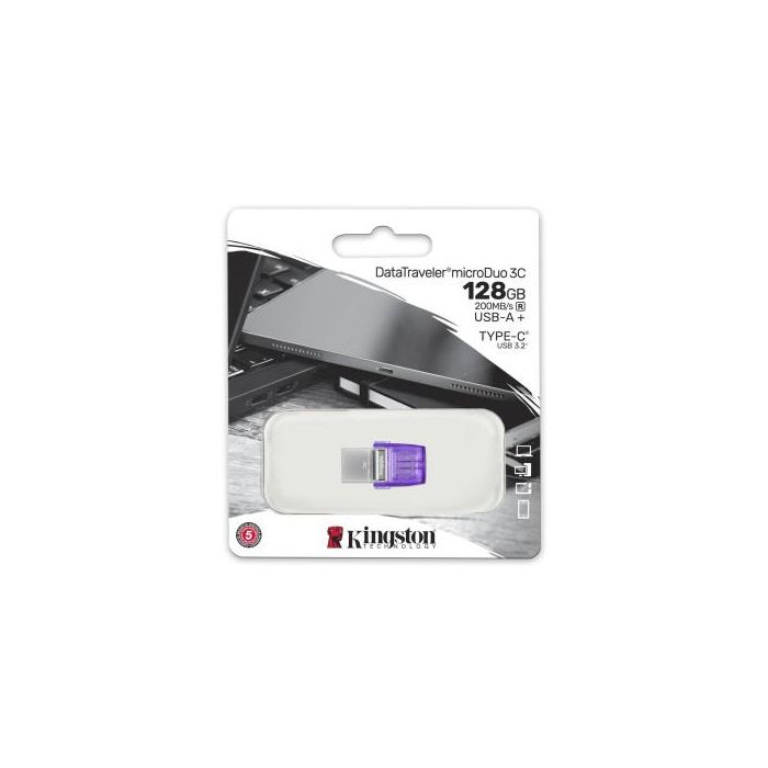 Pendrive 128GB Kingston DataTraveler microDuo 3C USB 3.2 2