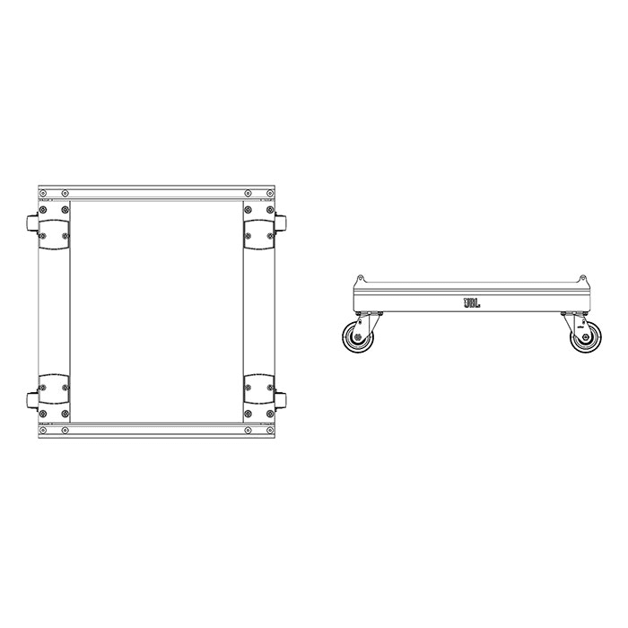 JBLPRO Transportador Vertical 54x87x59 cm