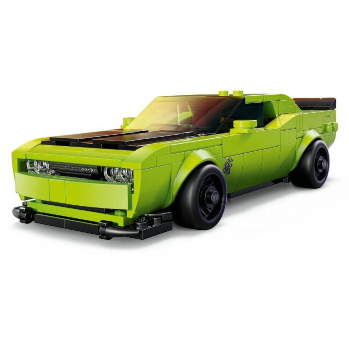 Lego Speed Champions Coche Deportivo Dodge Challenger SRT Hellcat - Kit de Construcción Réplica Detallada para Niños +9 Años 4