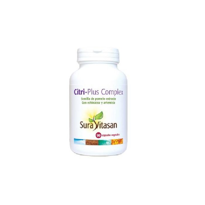SURA VITASAN Citri-Plus Extracto de Semilla de Pomelo, Equinácea y Artemisia, 90 Cápsulas, Bioflavonoides y Vitamina C