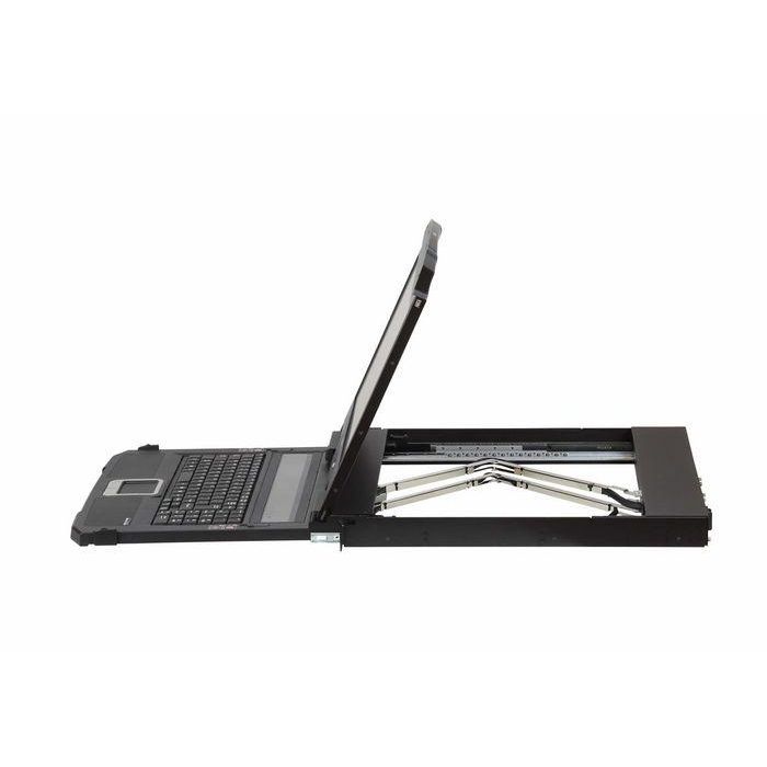 Aten CL3800 Consola LCD KVM de Doble Rail para Rack 19" 18.5" Full HD 1920x1080 HDMI DVI VGA con Teclado y Touchpad 2