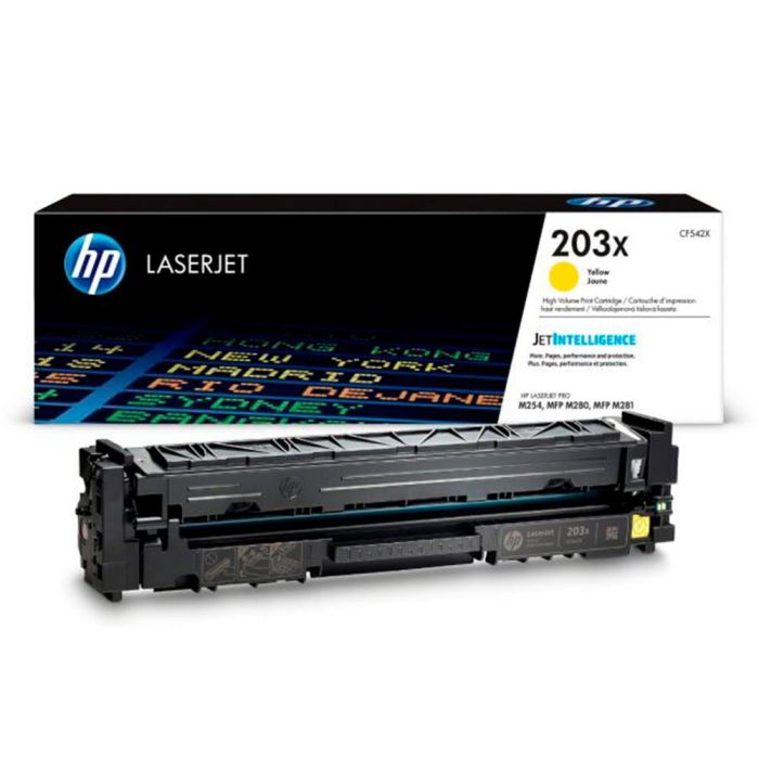 Hp Toner Amarillo Laserjet Laserjet M254,M280 - Nº 203X 2