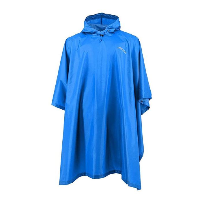 Poncho Impermeable con Capucha Joluvi Rip Azul oscuro Talla única Poncho Impermeable con Capucha Joluvi Rip Azul oscuro Talla única