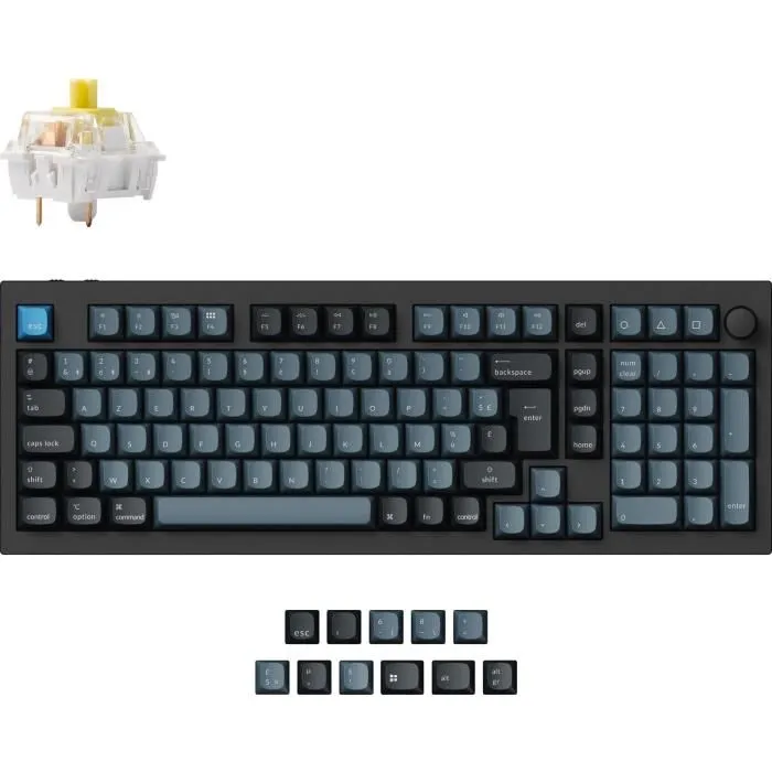 Keychron Teclado Mecánico Q5 Pro Banana Switch ANSI Retroiluminación RGB 0 Keychron Teclado Mecánico Q5 Pro Banana Switch ANSI Retroiluminación RGB 0