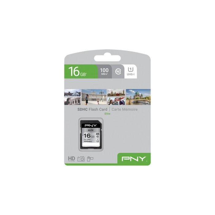 CARD HC Card 16GB PNY Elite R100MB/s retail