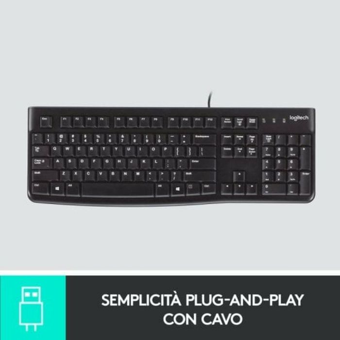 Teclado Logitech Negro QWERTY 5