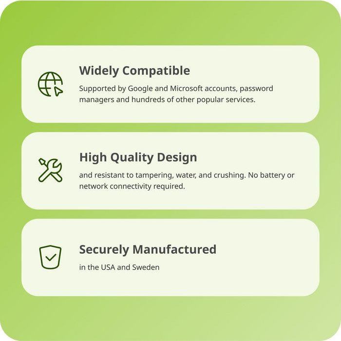 Yubico YubiKey 5C NFC Llave de Seguridad Hardware Multi-Protocolo FIDO2 U2F PIV para Autenticación de Dos Factores y Sin Contraseña Anti-Phishing 3