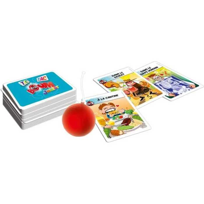 Asmodee Tic Tac Boum Junior Eco Pack ASMTTBJECO01FR Juego de Mesa Idioma Francés