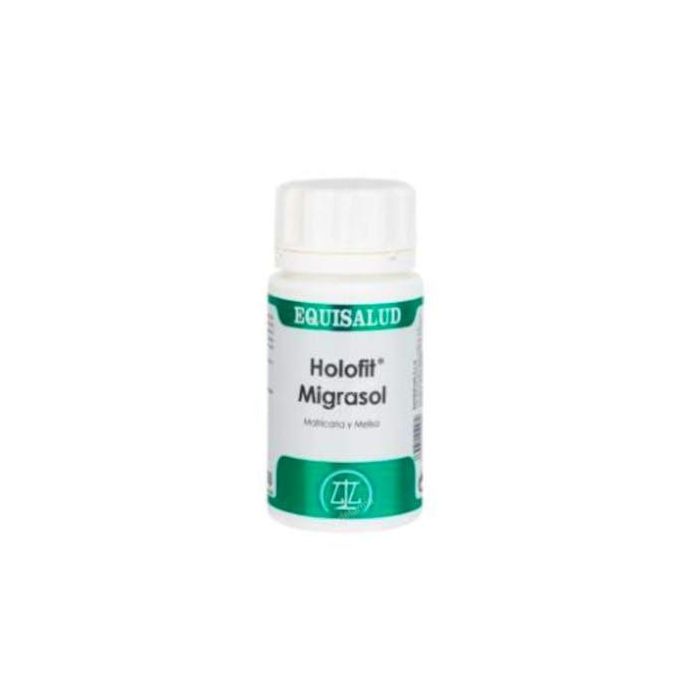 Holofit Migrasol con Matricaria y Melisa, Complemento Alimenticio a base de Plantas, 50 Cápsulas