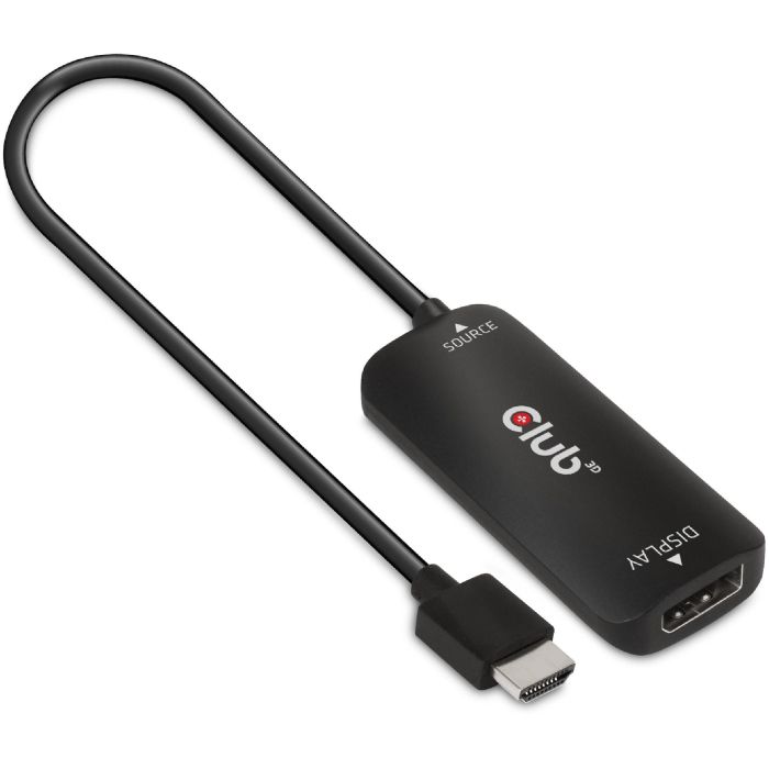 Club3D Adaptador HDMI + MicroUSB a DisplayPort Activo 4K120Hz 24 Club3D Adaptador HDMI + MicroUSB a DisplayPort Activo 4K120Hz 24