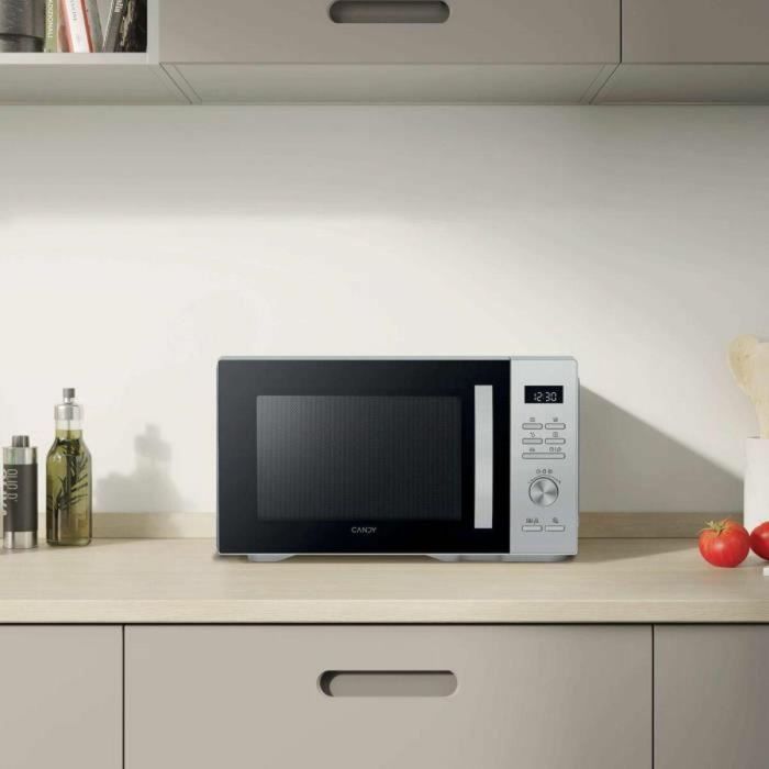 Candy CMGA31W8DLS Microondas Grill 900W 31L Digital 45 Menús Plateado 3 Candy CMGA31W8DLS Microondas Grill 900W 31L Digital 45 Menús Plateado 3