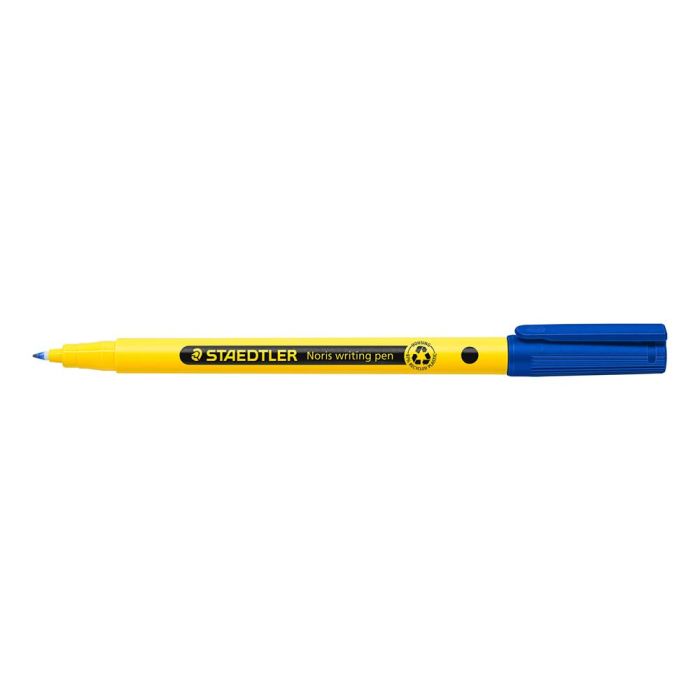 Rotulador Staedtler Noris Writing Pen 307 Tinta Base De Agua Punta Fina Trazo 0,6 mm Azul 10 unidades 2