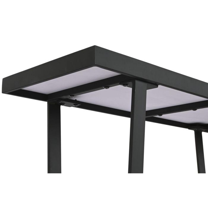 Consola Home ESPRIT Blanco Negro Metal 100 x 35 x 75 cm 1