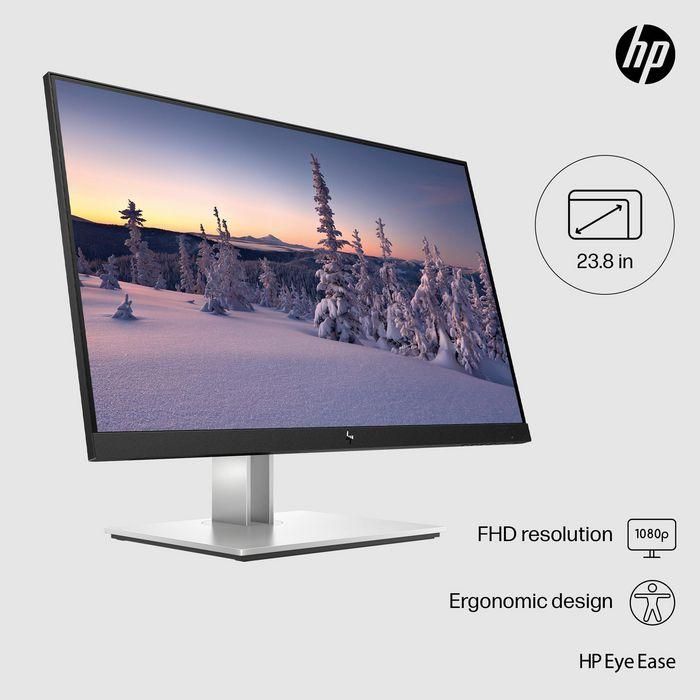 HP 60.5cm (23.8") Full HD 1920 x 1080 IPS, 16:9, 250cd/m², 5ms, 178°/178°, 1000:1 8 HP 60.5cm (23.8") Full HD 1920 x 1080 IPS, 16:9, 250cd/m², 5ms, 178°/178°, 1000:1 8