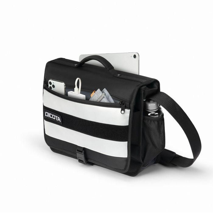 Dicota Messenger Bag, REFLECTIVE, black 4 Dicota Messenger Bag, REFLECTIVE, black 4