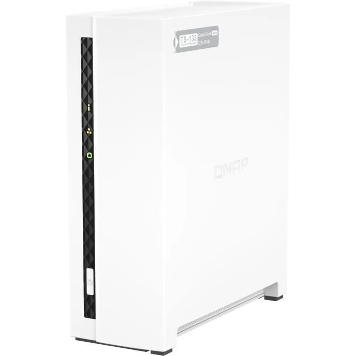 QNAP TS-133 NAS de 1 Bahía 3.5"- 2.5" con 2GB de RAM en Formato Torre