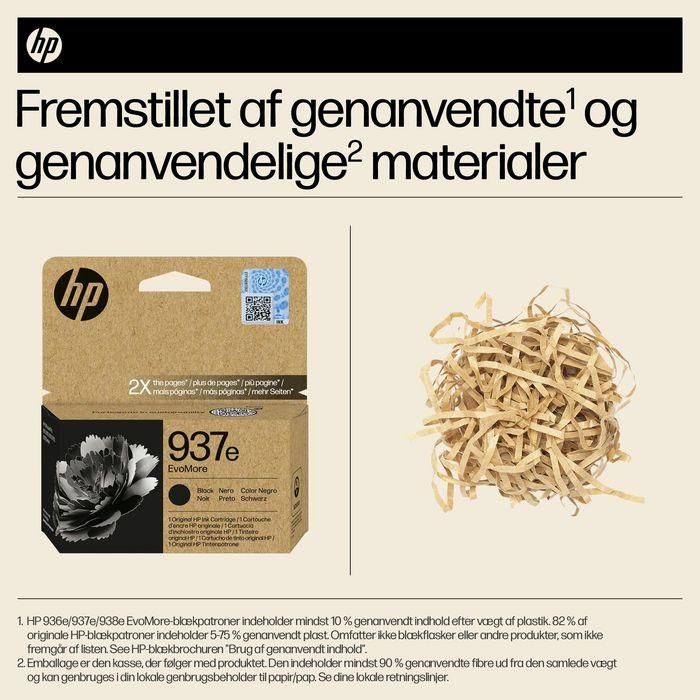 Hp Tinta Negro Officejet Pro 9110, 9120, 9130, 9720, 9730 - Nº 937E Alta Capacidad XL 7