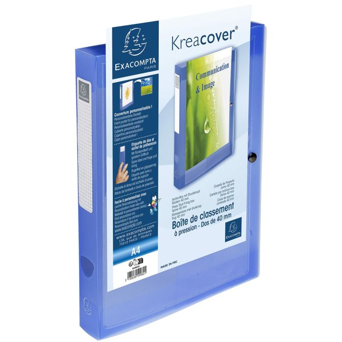 Carpeta Exacompta Azul A4 (5 Unidades) 3 Carpeta Exacompta Azul A4 (5 Unidades) 3