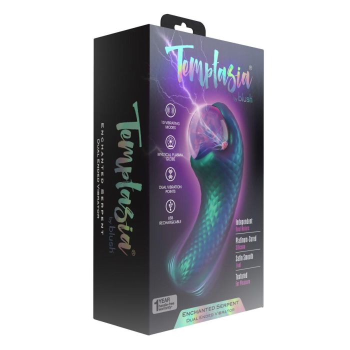 Vibrador anal Blush Temptasia Azul 1 Vibrador anal Blush Temptasia Azul 1