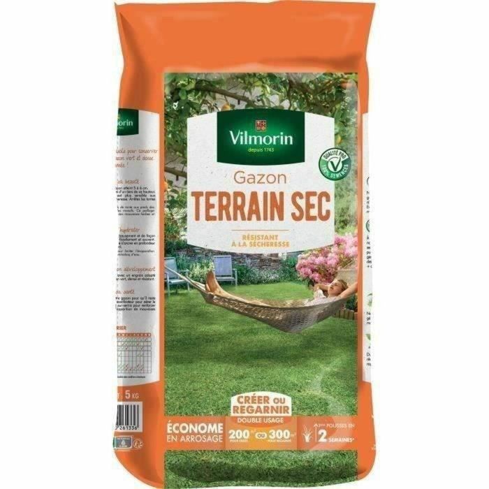 Vilmorin VIL3182670261336 Semillas de césped resistente para secano - 5 kg