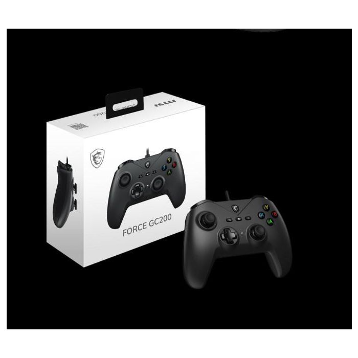 MSI S10-04G0090-EC4 Gamepad Force GC200 Negro, USB 3.0, con Gatillos Efecto Hall y Palancas Analógicas para Gamers 1 MSI S10-04G0090-EC4 Gamepad Force GC200 Negro, USB 3.0, con Gatillos Efecto Hall y Palancas Analógicas para Gamers 1