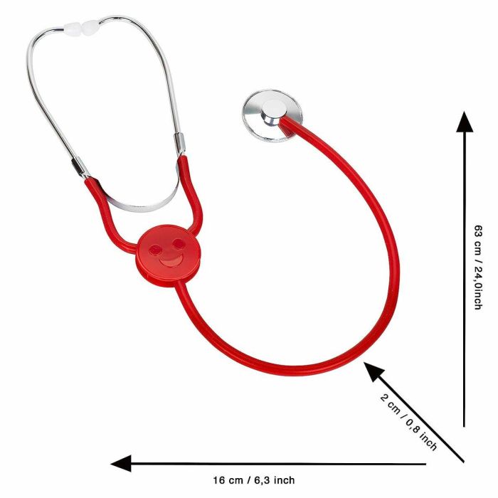 Klein Estetoscopio de Metal con Sonido Realista - Amplifica Latidos y Respiración - Para Niños +3 Años 3 Klein Estetoscopio de Metal con Sonido Realista - Amplifica Latidos y Respiración - Para Niños +3 Años 3