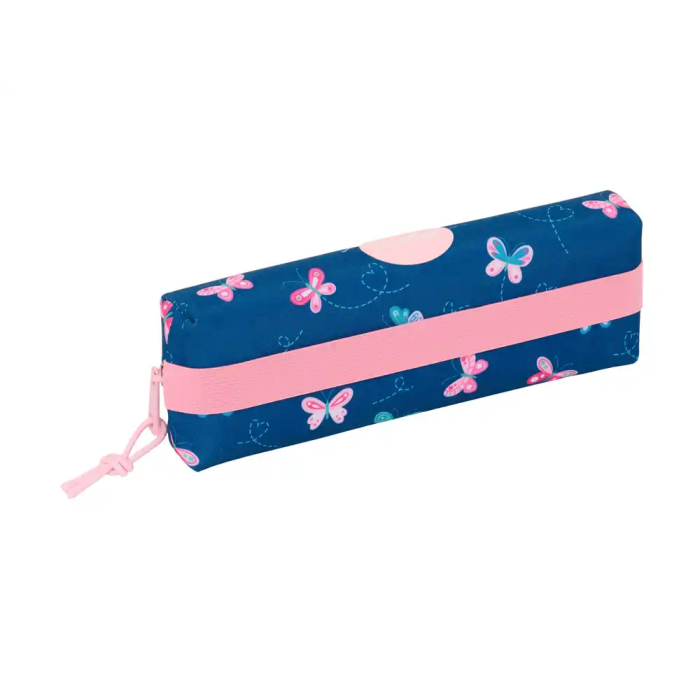 Safta Estuche Portatodo Blackfit8 Mariposas Rectangular con Goma Elástica 40x220x70 mm 2