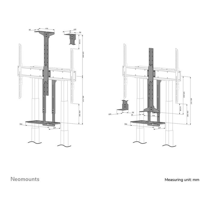 Soporte TV Neomounts AFL-875BL1 11 Soporte TV Neomounts AFL-875BL1 11