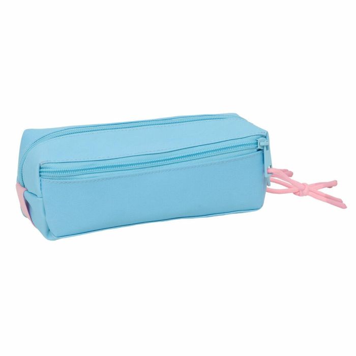 Portatodo Triple Lilo & Stitch Happy Azul cielo 22 x 8,5 x 6 cm 2