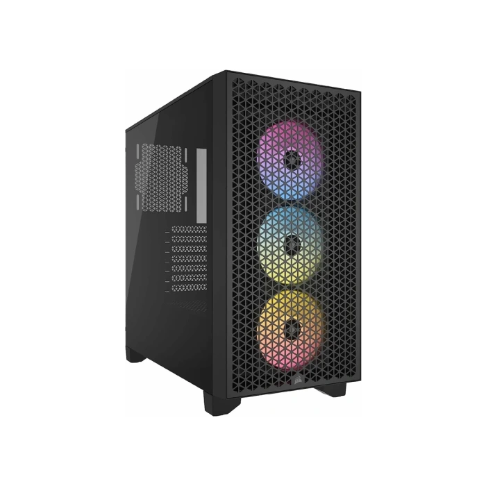 Caja Corsair 3000D Rgb Airflow Mid-Tower Negra CC-9011255-WW Caja Corsair 3000D Rgb Airflow Mid-Tower Negra CC-9011255-WW