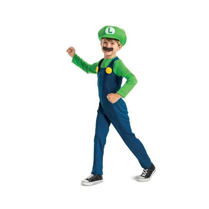 Disfraz nintendo super mario: luigi lujo talla 3-4 años 2 Disfraz nintendo super mario: luigi lujo talla 3-4 años 2
