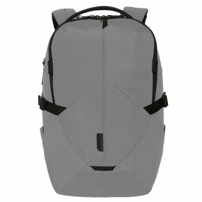 Targus Terra EcoSmart Mochila para portátil de hasta 16" (40,6 cm) Gris. Diseño unisex con compartimento para tablet, fabricada con materiales reciclados.