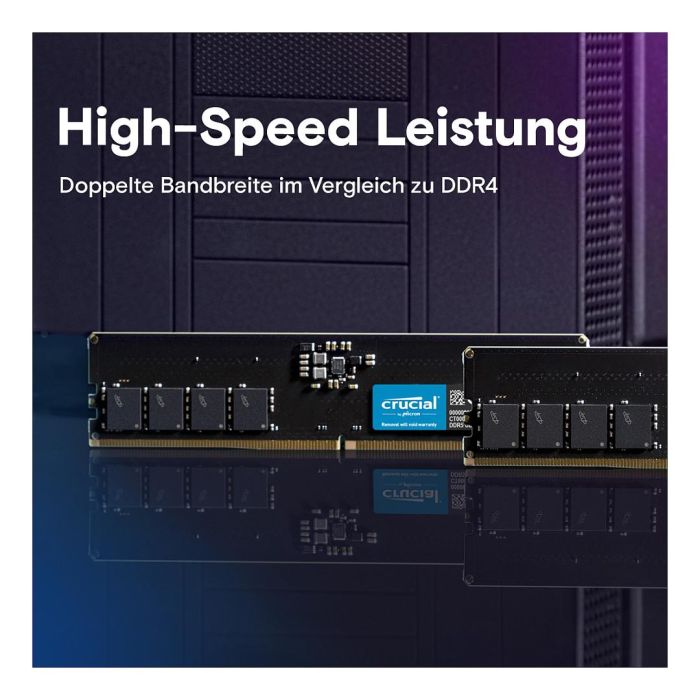 Crucial CT64G56C46U5 Memoria RAM DDR5 64GB 5600MHz CL46 para PC DIMM 1