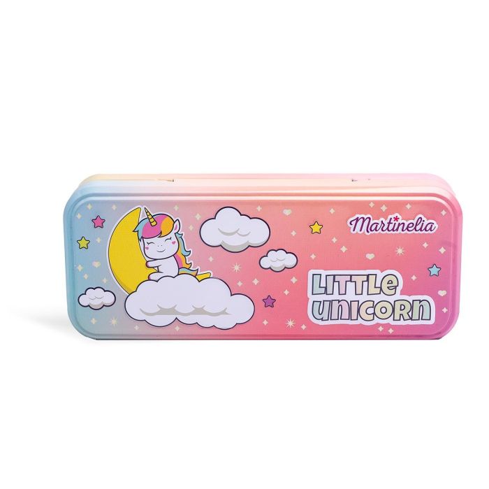 Martinelia Estuche Maquillaje 3 Niveles Little Unicorn con 11 Sombras de Ojos y 11 Brillos Labiales 1