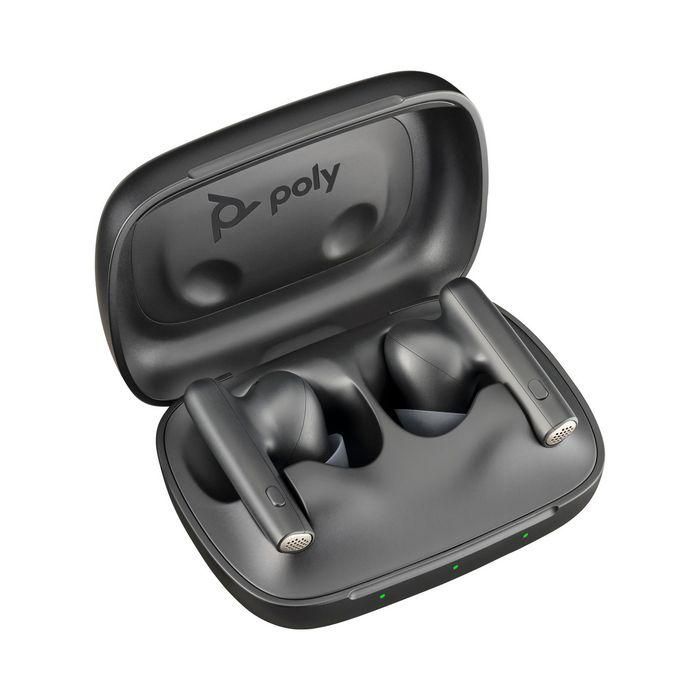 Poly BT700 Voyager Free 60 UC Auriculares In-ear Inalámbricos ANC Carbon Black con Adaptador USB-A y Estuche de Carga Básico 9 Poly BT700 Voyager Free 60 UC Auriculares In-ear Inalámbricos ANC Carbon Black con Adaptador USB-A y Estuche de Carga Básico 9