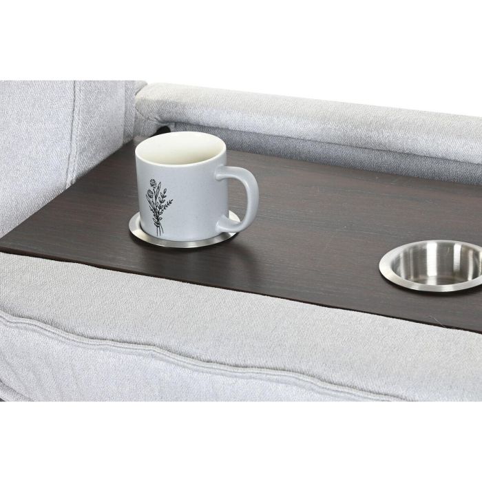 Sofá Cama Home ESPRIT Gris claro Moderno 220 x 153 x 88 cm 6