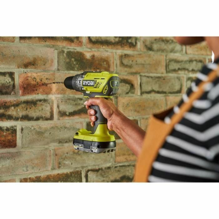 Taladro atornillador de impacto inalámbrico - RYOBI - 18 V - Con bolsa, accesorios, batería y cargador 1