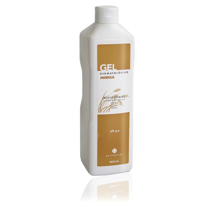 Inibsa Gel Dermatológico Multicereales 1000 ml pH 5,5 Hidratante Cuidado Diario Inibsa Gel Dermatológico Multicereales 1000 ml pH 5,5 Hidratante Cuidado Diario