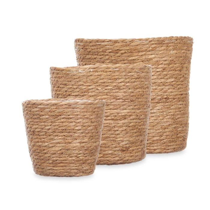 Set 3 Cestos Redondos Altos Esparto Giftdecor 28CM (4 Unidades) 1 Set 3 Cestos Redondos Altos Esparto Giftdecor 28CM (4 Unidades) 1