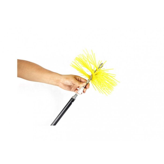 Massó Erizo Deshollinador Ø150 mm Nylon para Tubos de Acero Inoxidable y Galvanizados 1