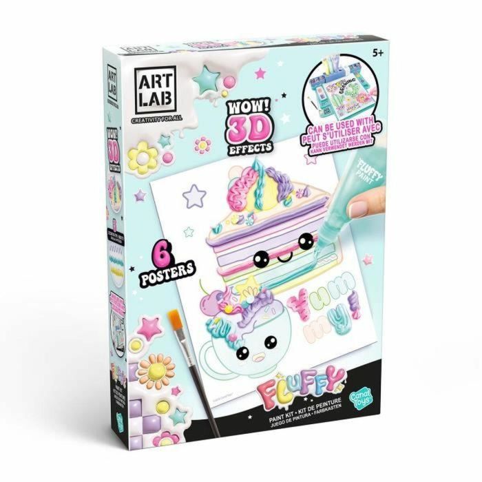 Canal Toys ART 019 - Kit de Pintura Fluffy Paint Art Lab CTART019 para Niños 1