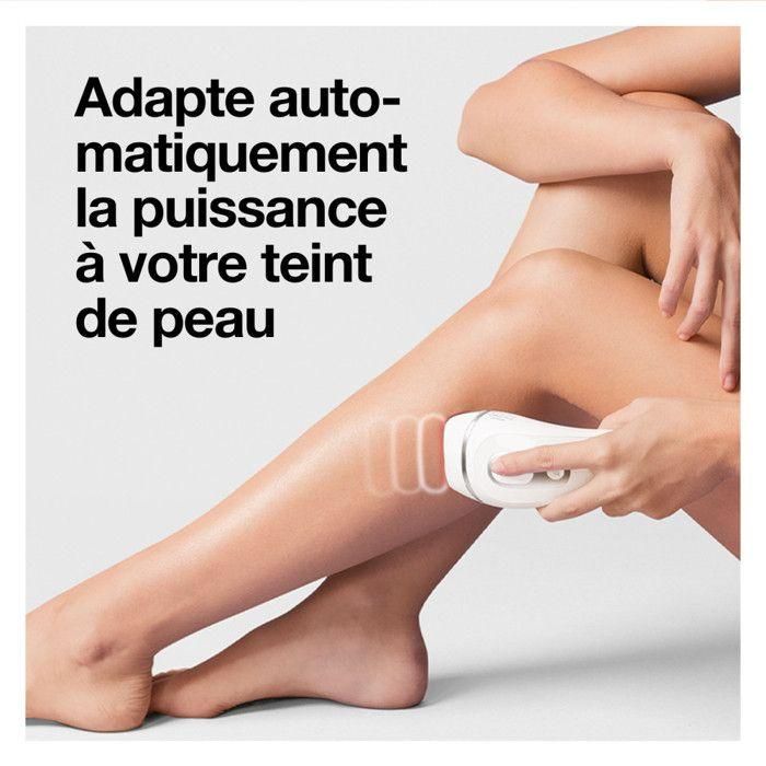 Braun PL3020 Depiladora de luz pulsada IPL 3 niveles de intensidad 300.000 destellos rostro y cuerpo 3