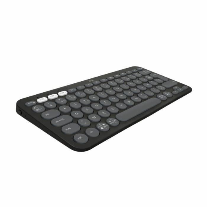 LOGITECH - Teclado inalámbrico - Pebble Keys 2 M380s - Bluetooth - Botón Easy-Switch - Grafito - (920-011803)